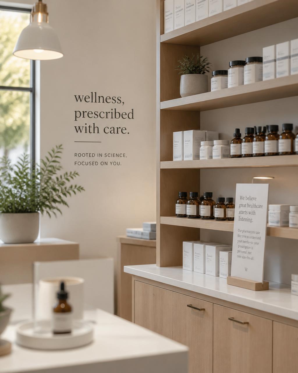 Inside the dispensary